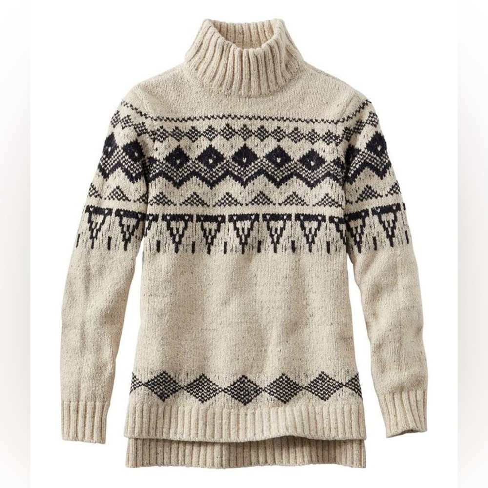 L.L. Bean Signature chunky knit sweater women’s size XS